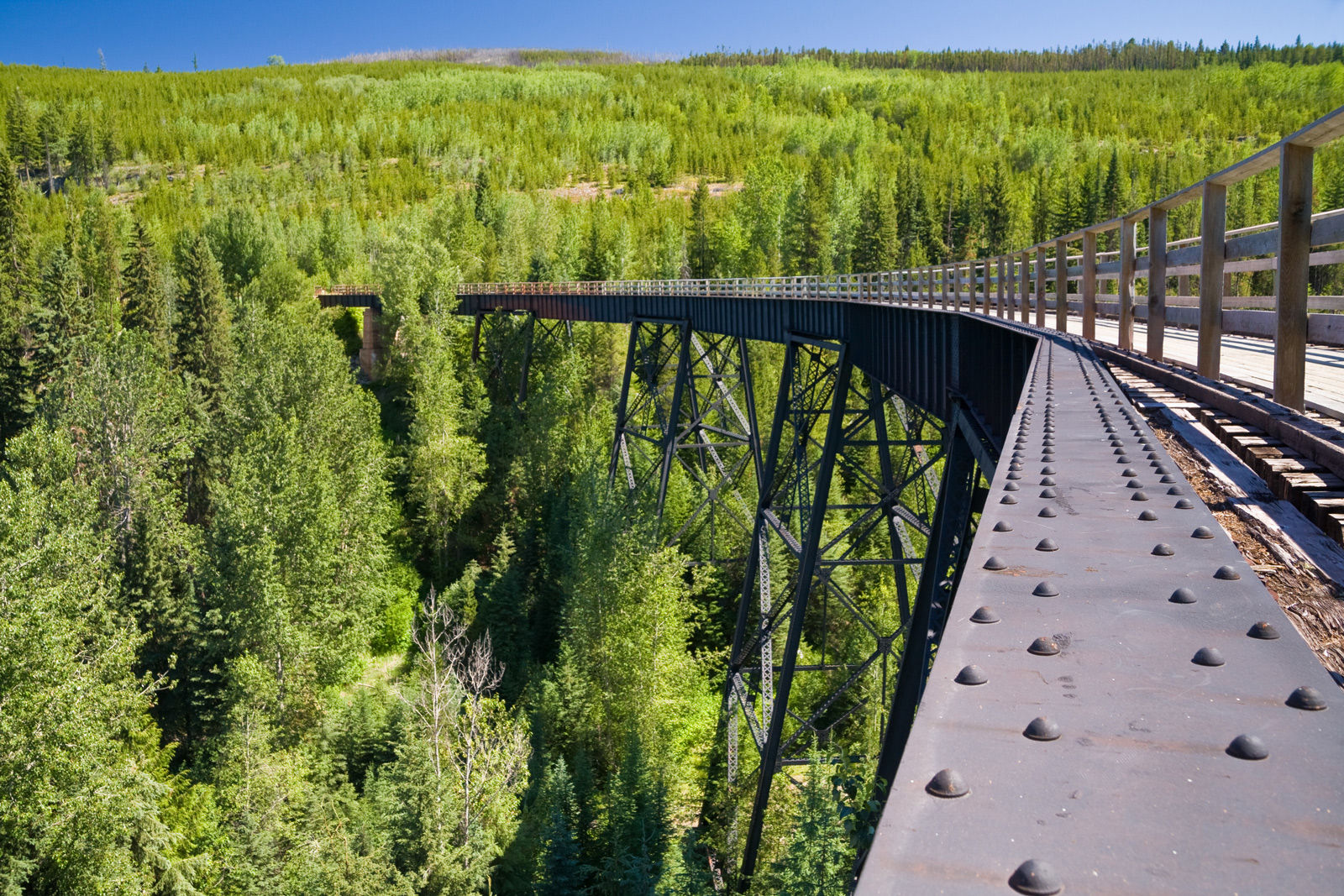 Visit local attractions such as the Kettle Valley Railway (KVR) when you stay at one of the best hotels in Kelowna on Highway 97.