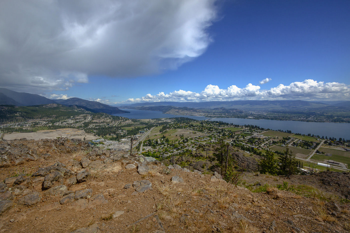 Take in the views from the top of Mount Boucherie, one of the many hikes offering spectacular views near the Comfort Suites’ Kelowna accommodations.
